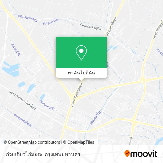 ก๋วยเตี๋ยวไก่มะระ แผนที่