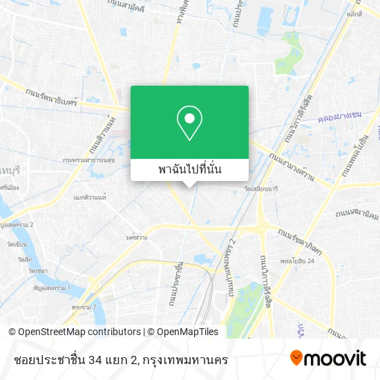 ซอยประชาชื่น 34 แยก 2 แผนที่