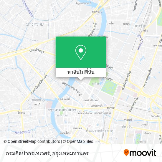กรมศิลปากรเทเวศร์ แผนที่
