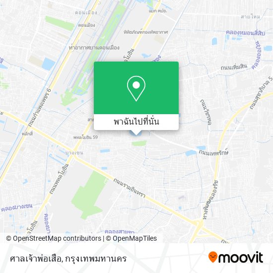 ศาลเจ้าพ่อเสือ แผนที่