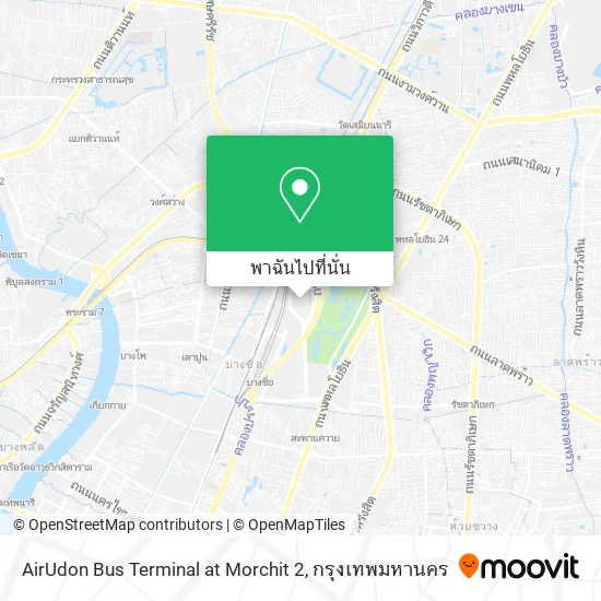 AirUdon Bus Terminal at Morchit 2 แผนที่