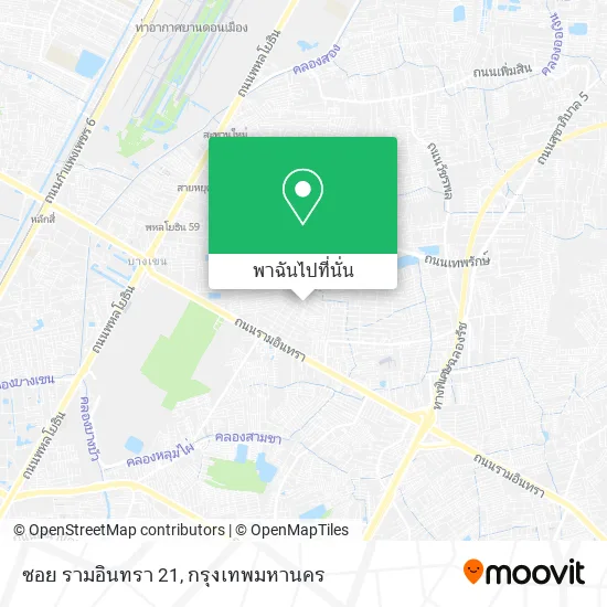 ซอย รามอินทรา 21 แผนที่