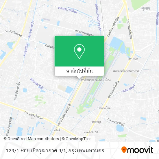 129/1 ซอย เชิดวุฒากาศ 9/1 แผนที่