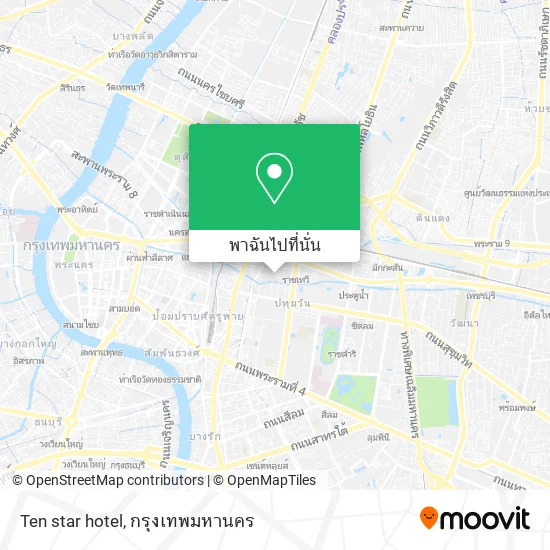 Ten star hotel แผนที่