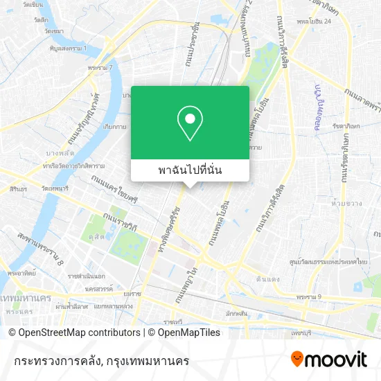 กระทรวงการคลัง แผนที่
