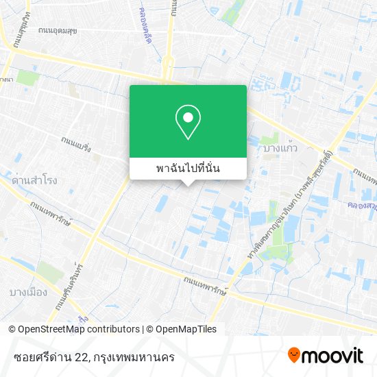 ซอยศรีด่าน 22 แผนที่