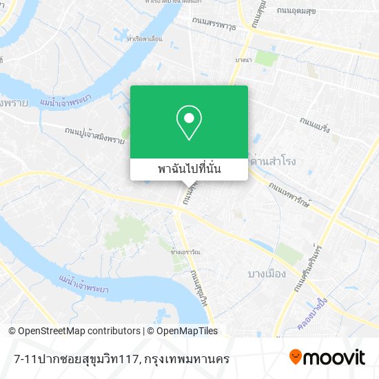 7-11ปากซอยสุขุมวิท117 แผนที่