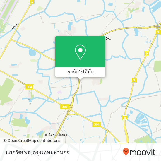 แยกวัชรพล แผนที่