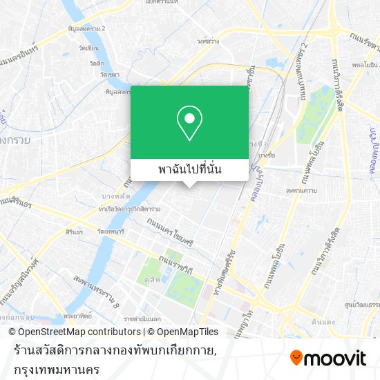 ร้านสวัสดิการกลางกองทัพบกเกียกกาย แผนที่