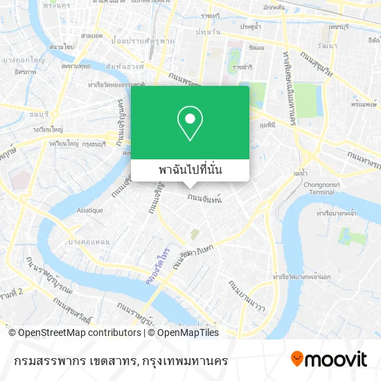กรมสรรพากร เขตสาทร แผนที่