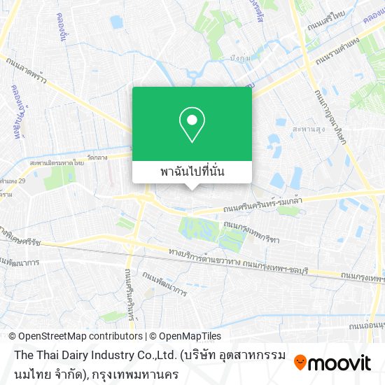 The Thai Dairy Industry Co.,Ltd. (บริษัท อุตสาหกรรมนมไทย จำกัด) แผนที่