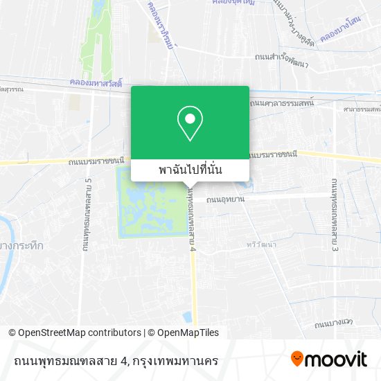 ถนนพุทธมณฑลสาย 4 แผนที่