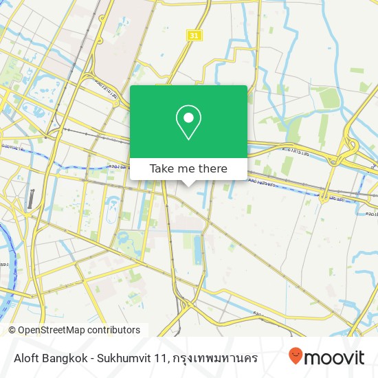 Aloft Bangkok - Sukhumvit 11 แผนที่