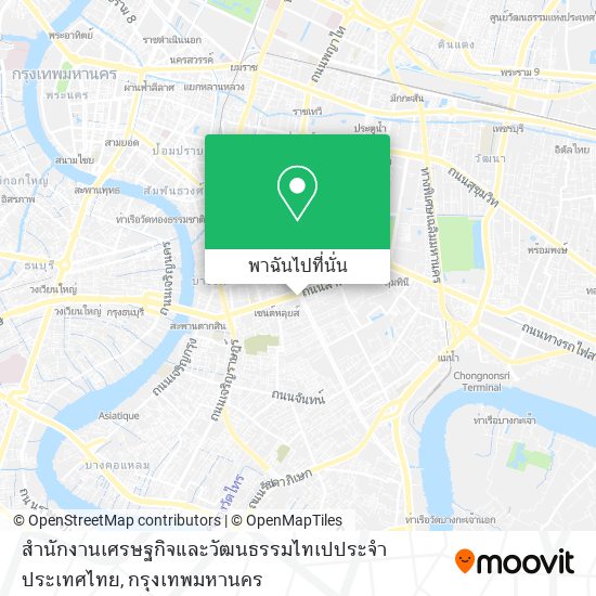 สำนักงานเศรษฐกิจและวัฒนธรรมไทเปประจำประเทศไทย แผนที่