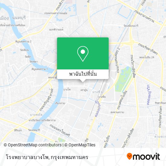 โรงพยาบาลบางโพ แผนที่