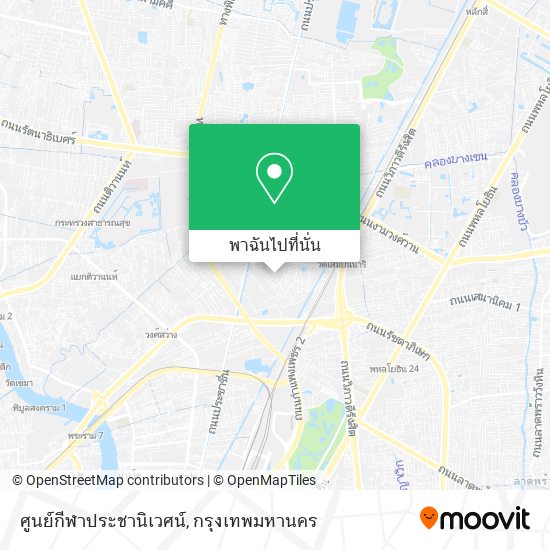 ศูนย์กีฬาประชานิเวศน์ แผนที่