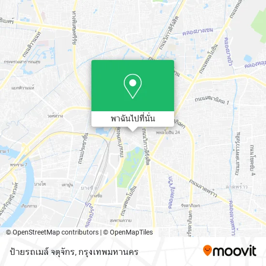 ป้ายรถเมล์ จตุจักร แผนที่