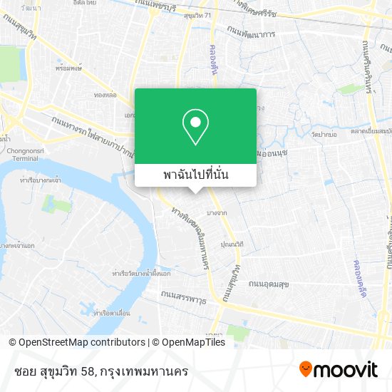 ซอย สุขุมวิท 58 แผนที่