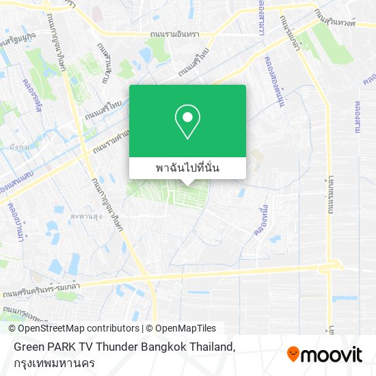 Green PARK TV Thunder Bangkok Thailand แผนที่