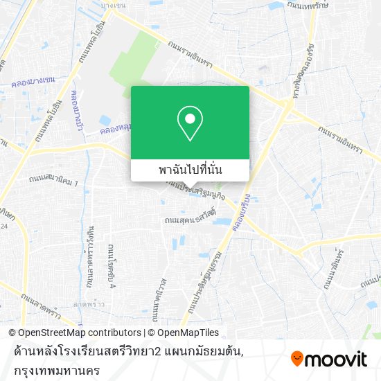 ด้านหลังโรงเรียนสตรีวิทยา2 แผนกมัธยมต้น แผนที่