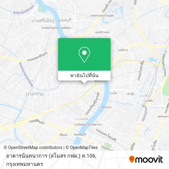 อาคารนันทนาการ (สโมสร กฟผ.) ท.106 แผนที่
