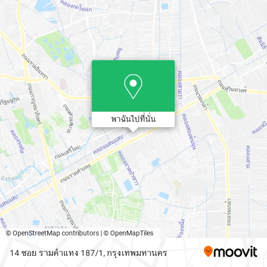 14 ซอย รามคำแหง 187/1 แผนที่