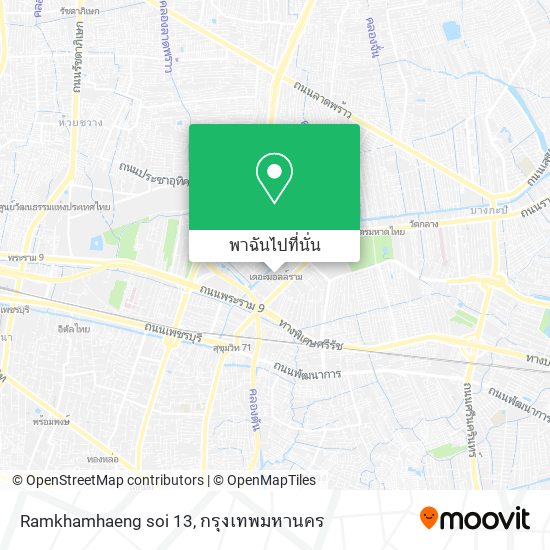 Ramkhamhaeng soi 13 แผนที่