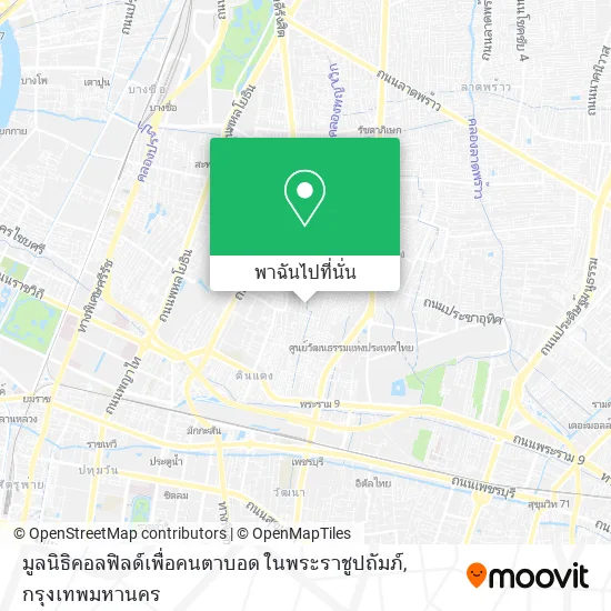 มูลนิธิคอลฟิลด์เพื่อคนตาบอด ในพระราชูปถัมภ์ แผนที่