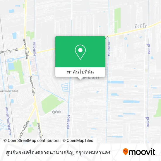 ศูนย์พระเครื่องตลาดนานาเจริญ แผนที่