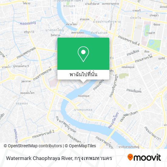 Watermark Chaophraya River แผนที่