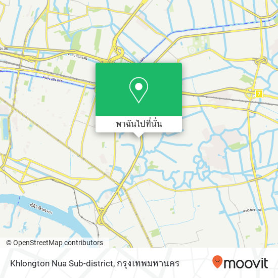 Khlongton Nua Sub-district แผนที่