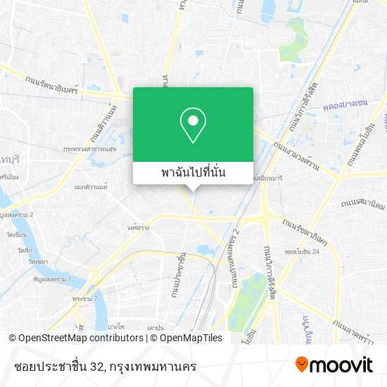 ซอยประชาชื่น 32 แผนที่