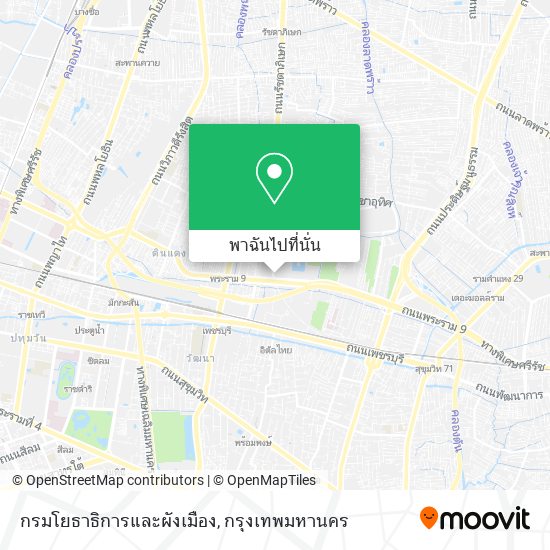 กรมโยธาธิการและผังเมือง แผนที่