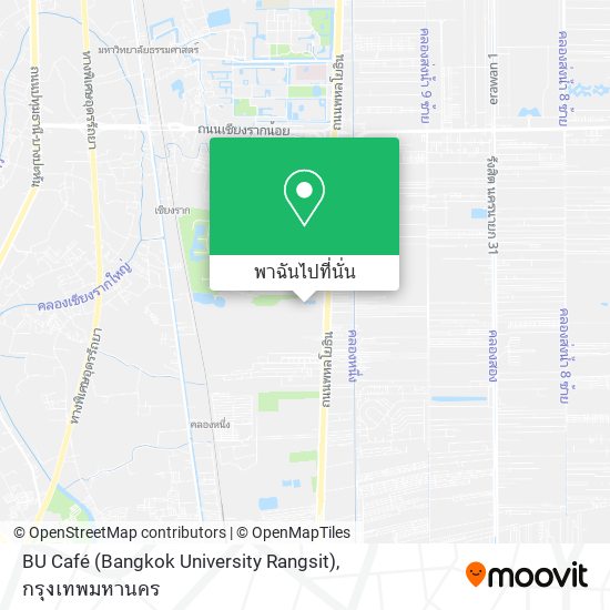 BU Café (Bangkok University Rangsit) แผนที่