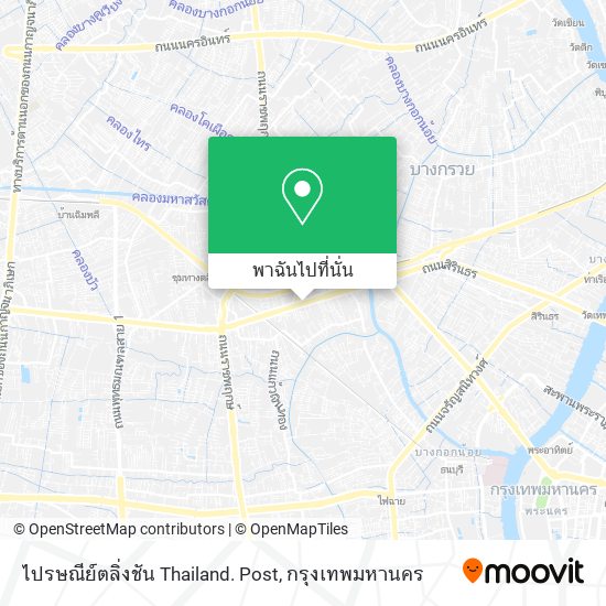 ไปรษณีย์ตลิ่งชัน Thailand. Post แผนที่