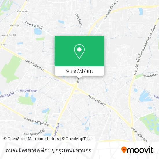 ถนอมมิตรพาร์ค ตึก12 แผนที่