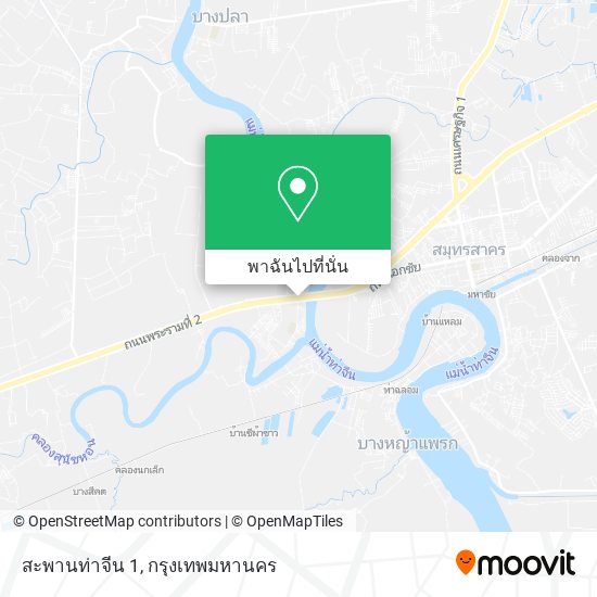 สะพานท่าจีน 1 แผนที่