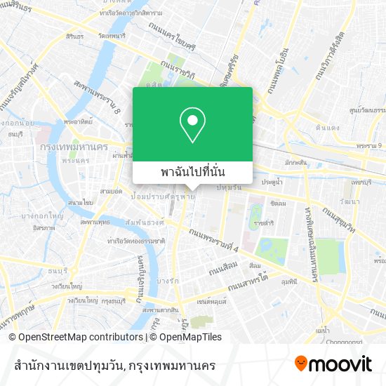 สำนักงานเขตปทุมวัน แผนที่