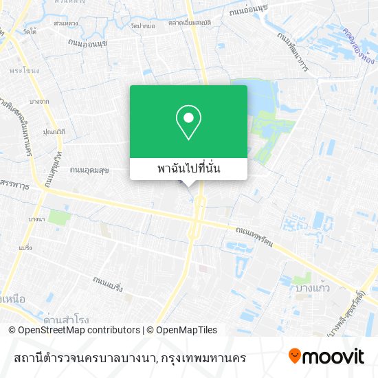 สถานีตำรวจนครบาลบางนา แผนที่