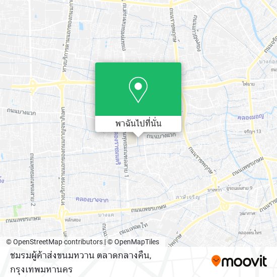 ชมรมผู้ค้าส่งขนมหวาน ตลาดกลางคืน แผนที่
