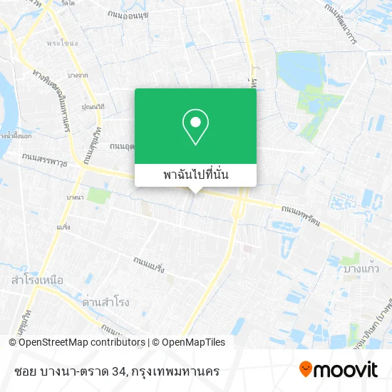 ซอย บางนา-ตราด 34 แผนที่