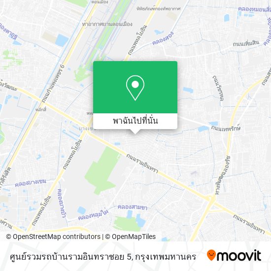 ศูนย์รวมรถบ้านรามอินทราซอย 5 แผนที่