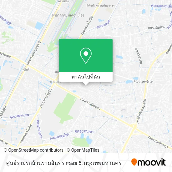 ศูนย์รวมรถบ้านรามอินทราซอย 5 แผนที่
