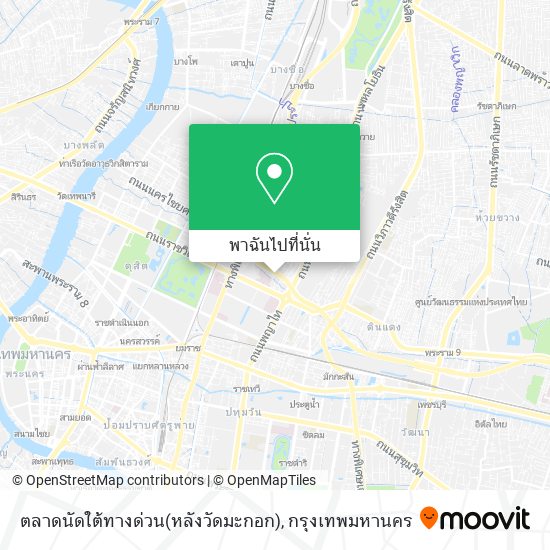 ตลาดนัดใต้ทางด่วน(หลังวัดมะกอก) แผนที่