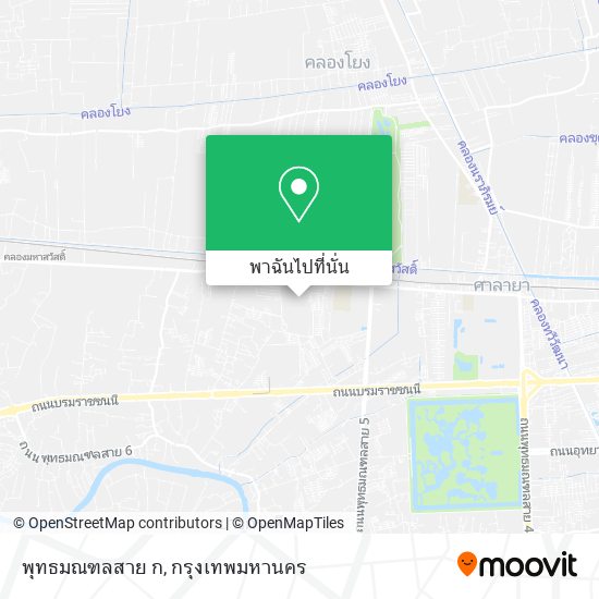 พุทธมณฑลสาย ก แผนที่