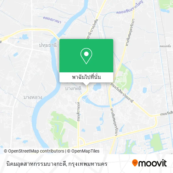 นิคมอุตสาหกรรมบางกะดี แผนที่