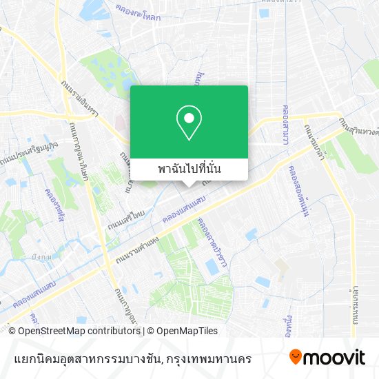 แยกนิคมอุตสาหกรรมบางชัน แผนที่