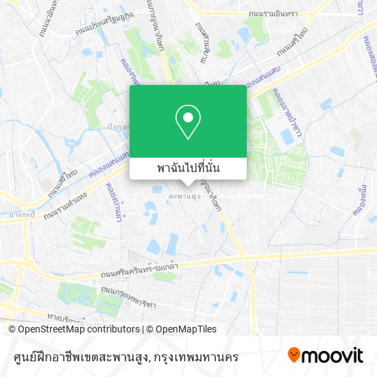 ศูนย์ฝึกอาชีพเขตสะพานสูง แผนที่