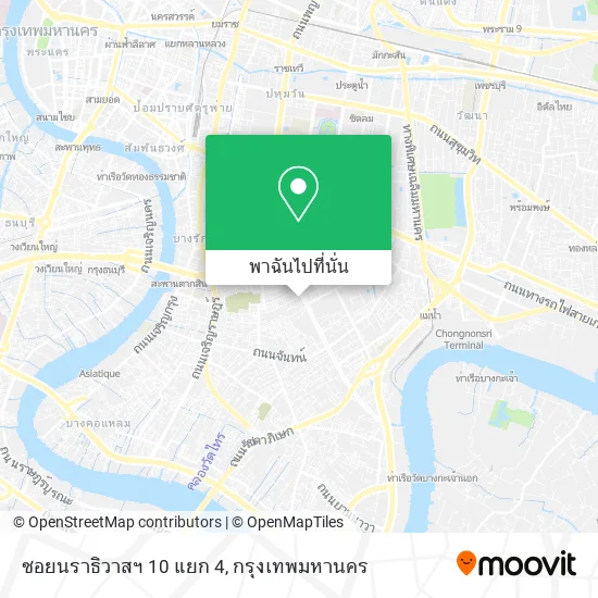 ซอยนราธิวาสฯ 10 แยก 4 แผนที่