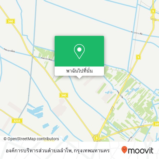 องค์การบริหารส่วนตำบลลำโพ แผนที่